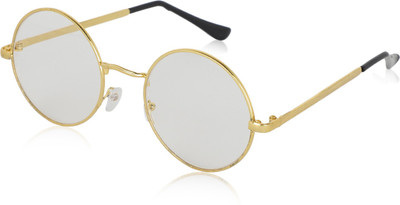 Yiweto Round, Sports Sunglasses(For Men & Women, Clear)