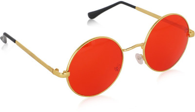 Yiweto Round, Sports Sunglasses(For Men & Women, Red)