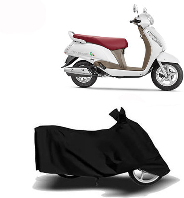 Exciting collections Two Wheeler Cover for Suzuki(Access SE, Black)