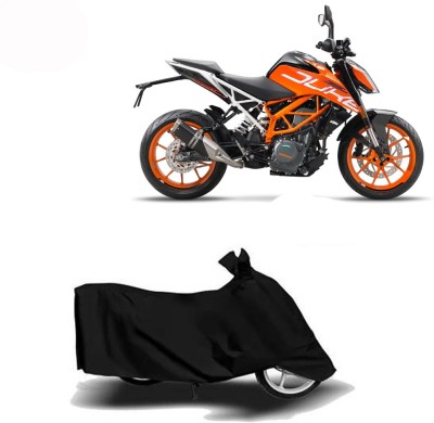 Exciting collections Two Wheeler Cover for KTM(390 Duke, Black)