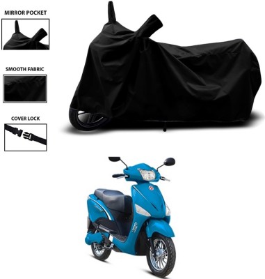 EGAL Waterproof Two Wheeler Cover for Hero(Electric Optima, Black)