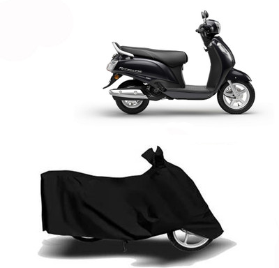 Exciting collections Two Wheeler Cover for Suzuki(Access 125, Black)