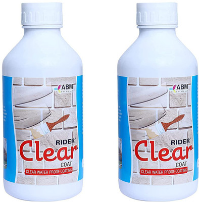 RIDER Clear Coat 1Ltr x 2 clear Functional Wall Paint(2 L)