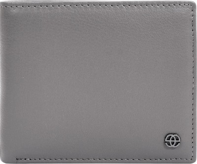 eske Men Casual, Formal, Evening/Party, Travel Grey Genuine Leather Wallet(6 Card Slots)