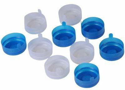 SIDDHI Plastic Jar Caps Combo Set 20LTR (White, Pack of 20) Bottled Water Dispenser