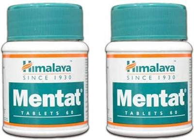 HIMALAYA Mentat Tablets pack of 2(Pack of 2, 120 Tablets)