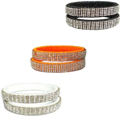 CBCOLLECTIONS Plastic Bangle Set(Pack of 6)