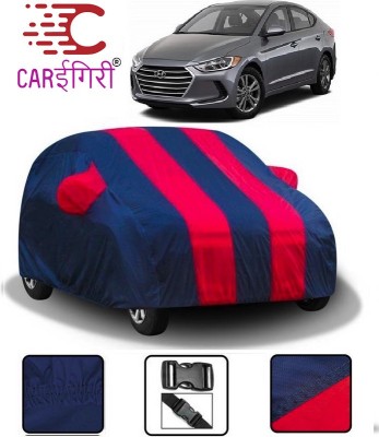 Carigiri Car Cover For Hyundai Elantra (With Mirror Pockets)(Red, Blue)