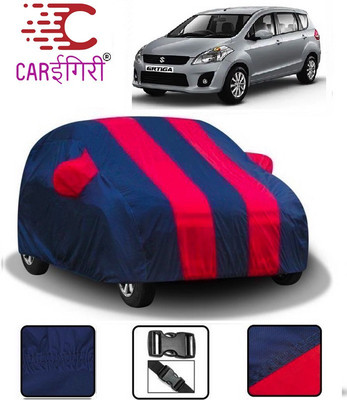 Carigiri Car Cover For Maruti Suzuki Ertiga (With Mirror Pockets)(Red, Blue, For 2015, 2016, 2017 Models)