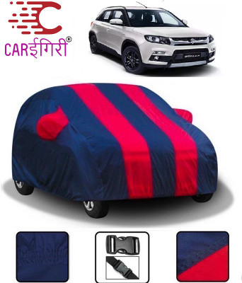 Carigiri Car Cover For Maruti Suzuki Vitara Brezza (With Mirror Pockets)(Red, Blue, For 2016, 2017, 2018, 2019, 2020, 2021 Models)