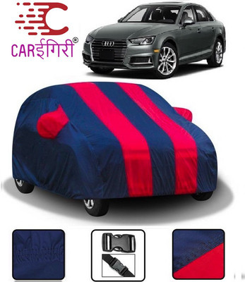 Carigiri Car Cover For Audi A4 (With Mirror Pockets)(Red, Blue)