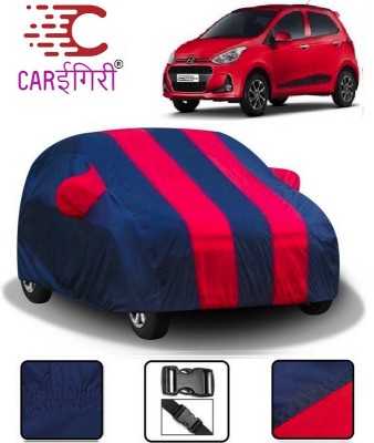 Carigiri Car Cover For Hyundai Grand i10 (With Mirror Pockets)(Red, Blue, For 2013, 2014, 2015, 2016, 2017, 2018 Models)