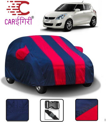 Carigiri Car Cover For Maruti Suzuki Swift (With Mirror Pockets)(Red, Blue, For 2014, 2015, 2016, 2017 Models)