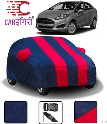 Carigiri Car Cover For Ford Fiesta (With Mirror Pockets)(Red, Blue)