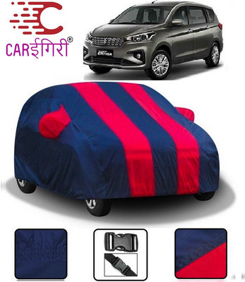 Carigiri Car Cover For Maruti Suzuki Ertiga (With Mirror Pockets)(Red, Blue, For 2018, 2019, 2020, 2021 Models)