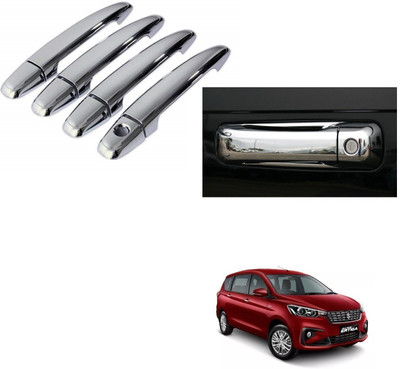 AuTO ADDiCT Car Chrome Handles DOOR Latch cover set of 4 Pcs FOR Maruti Suzuki Ertiga New (2018-Present) Car Grab Handle Cover