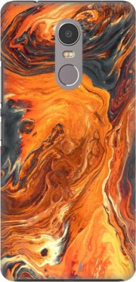 COBIERTAS Back Cover for Lenovo K6 Note(Grey, Orange, Pack of: 1)