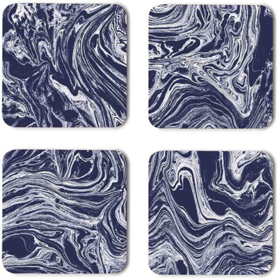 whats your kick Square Wood Coaster Set(Pack of 4)