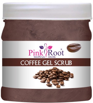 PINKROOT Pink Root Coffee Gel Scrub 500ml for Face & Body Scrub(500 g)