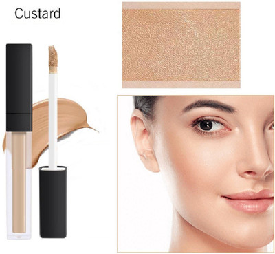 NADJA Liquid Concealer Cream Waterproof Full Coverage Concealer Long Lasting Face Cover Smooth Moisturizing Makeup Concealer(custard, 5 ml)