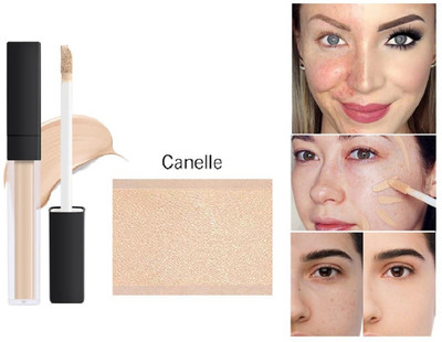 NADJA Liquid Concealer Cream Waterproof Full Coverage Concealer Long Lasting Face Cover Smooth Moisturizing Makeup Concealer(canelle, 5 ml)