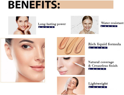 SEUNG ALL TYPE OF SKIN TONE LIQUID MATTE FINISHING CONCEALER Concealer(White Ivory, 7 ml)
