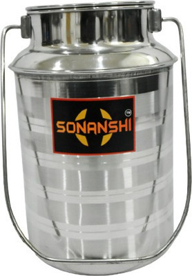 Sonanshi Steel Milk Container  - 6 L(Silver)