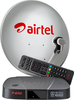 Airtel Digital TV HD Set Top Box With 12 Month FTA Pack (Only For North India)+ Recording Feature + Free Standard Installation