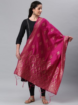 Lilots Silk Blend Woven Women Dupatta
