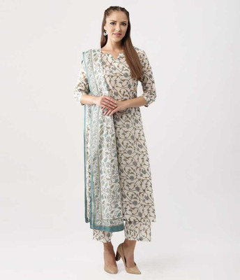 Som&Dee Women Kurti Palazzo Dupatta Set