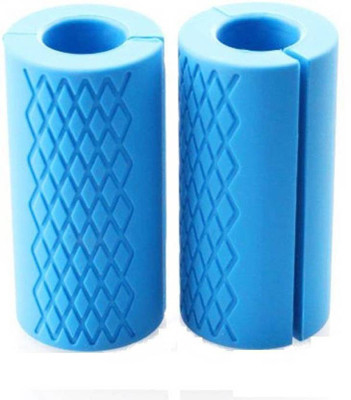 HACKERX Fat Grip, Barbell Grips, Dumbbell Grips For Muscle Builder Hand Grip/Fitness Grip(Blue)