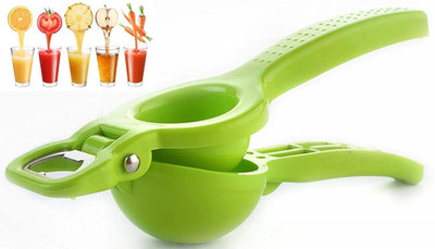 BadiWal Plastic, Steel 2 in 1 LEMON SQUEEZER WITH BOTTLE OPENER. Lemon Squeezer and Lemon juicer with Bottle Opener/Lemon Crusher, 2 in 1 Lemon Squeezer (Opener + Squeezer) Hand Juicer(Green) BadiWal Plastic, Steel 2 in 1 LEMON SQUEEZER WITH BOTTLE OPENER. Lemon Squeezer and Lemon juicer with Bottle Opener/Lemon Crusher, 2 in 1 Lemon Squeezer (Opener + Squeezer) Hand Juicer(Green)
