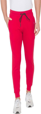 Spykar Printed Men Red Track Pants