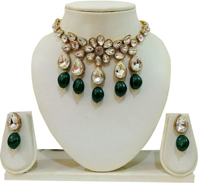 JN Handicraft Metal Copper Multicolor Jewellery Set(Pack of 1)