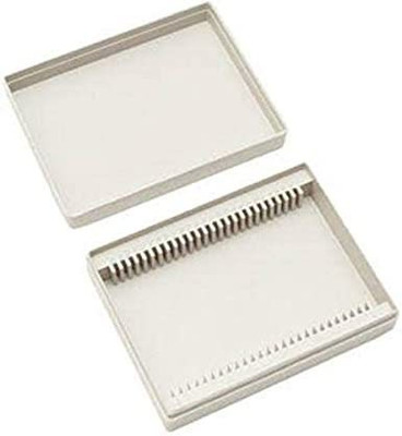 Shakuntla Slide box for 25 prepared slides microscope slide box with index,side box plastic Microscope Slide Box