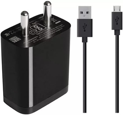 QUICKCHARGER Wall Charger Accessory Combo for RED MI,OPPO,VIVO,SAMSUNG,REAL ME,LENOVO,ONE PLUS,TECHNO,(Black)