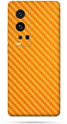 WeCre8 Skin's Vivo X60 Pro Plus Mobile Skin(Yellow, Orange)