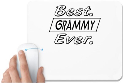 UDNAG White Mousepad 'Grammy | best grammy ever' for Computer / PC / Laptop [230 x 200 x 5mm] Mousepad(White)