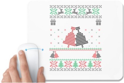 UDNAG White Mousepad 'Illustration | Template 5' for Computer / PC / Laptop [230 x 200 x 5mm] Mousepad(White)