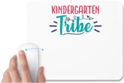 UDNAG White Mousepad 'Kindergarten | kindergarten tribe 2' for Computer / PC / Laptop [230 x 200 x 5mm] Mousepad(White)