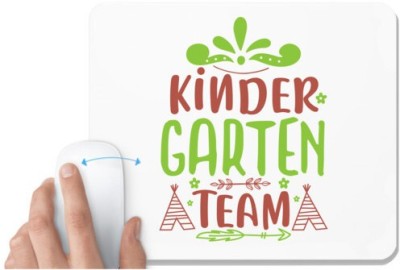 UDNAG White Mousepad 'Kindergarten | kindergarten team' for Computer / PC / Laptop [230 x 200 x 5mm] Mousepad(White)