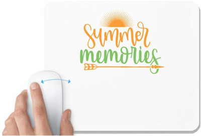 UDNAG White Mousepad 'Summer | summer memories' for Computer / PC / Laptop [230 x 200 x 5mm] Mousepad(White)