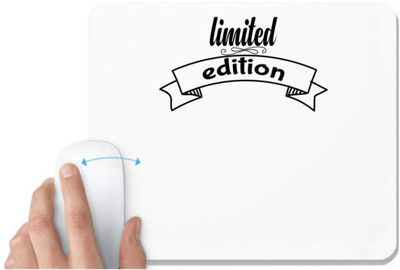 UDNAG White Mousepad '| limited edition' for Computer / PC / Laptop [230 x 200 x 5mm] Non Slip Base Mousepad(White)