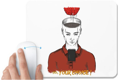 UDNAG White Mousepad '| So your choice' for Computer / PC / Laptop [230 x 200 x 5mm] Mousepad(White)