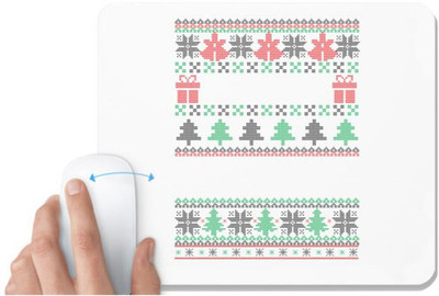 UDNAG White Mousepad 'Illustration | Template 20' for Computer / PC / Laptop [230 x 200 x 5mm] Mousepad(White)
