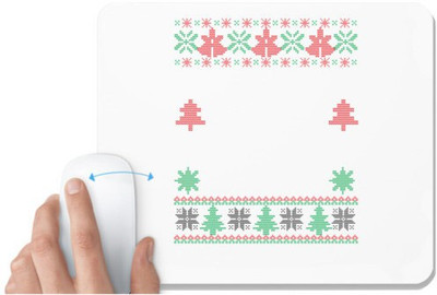 UDNAG White Mousepad 'Illustration | Template 28' for Computer / PC / Laptop [230 x 200 x 5mm] Mousepad(White)