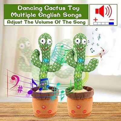 ACMOCOLLECTION Dancing Cactus Toy, Talking Game Cactus Toy, 120 Songs Talking Dancing Cactus Toy Can Sing, Talk, Record and Repeat What You Say Decor for Kids & Adult (Green)(Green) ACMOCOLLECTION Dancing Cactus Toy, Talking Game Cactus Toy, 120 Songs Talking Dancing Cactus Toy Can Sing, Talk, Record and Repeat What You Say Decor for Kids & Adult (Green)(Green)