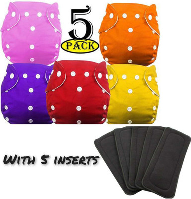 MEEOWMEE Free size Reusable, washable baby cloth diaper/ button diaper , adjustable baby diaper with high quality insert .