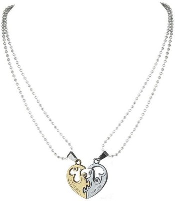 World Wide Villa Silver Plated Stainless Steel Chain Set