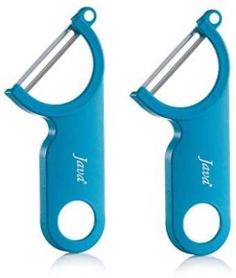 JAVA Multi-Peeler Kitchen Peeler, Ideal for Fruits and Vegetables for Kitchen Use Stainless Steel Edge Kitchen Tool for Home and Professional, Pack of 2 Y Shaped Peeler Set(Blue Pack of 2)